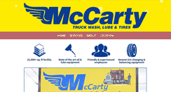 Desktop Screenshot of mccartytruckwash.com